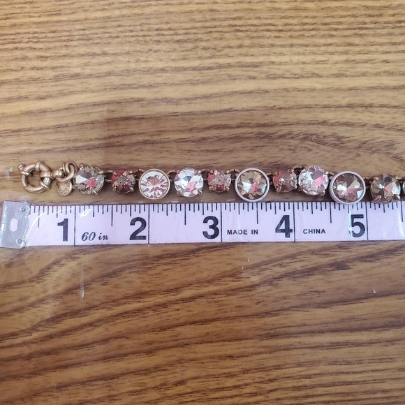 ✨ RARE HTF J.Crew Brulee Mercury Glass Rhinestone Crystal Statement Necklace ✨ - Picture 15 of 15